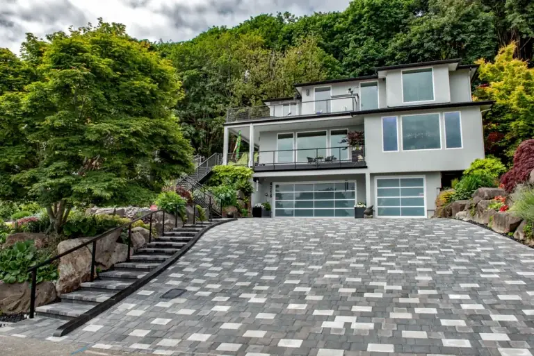 Top Paver Driveway Plans Featuring Interlocking Concrete Slabs